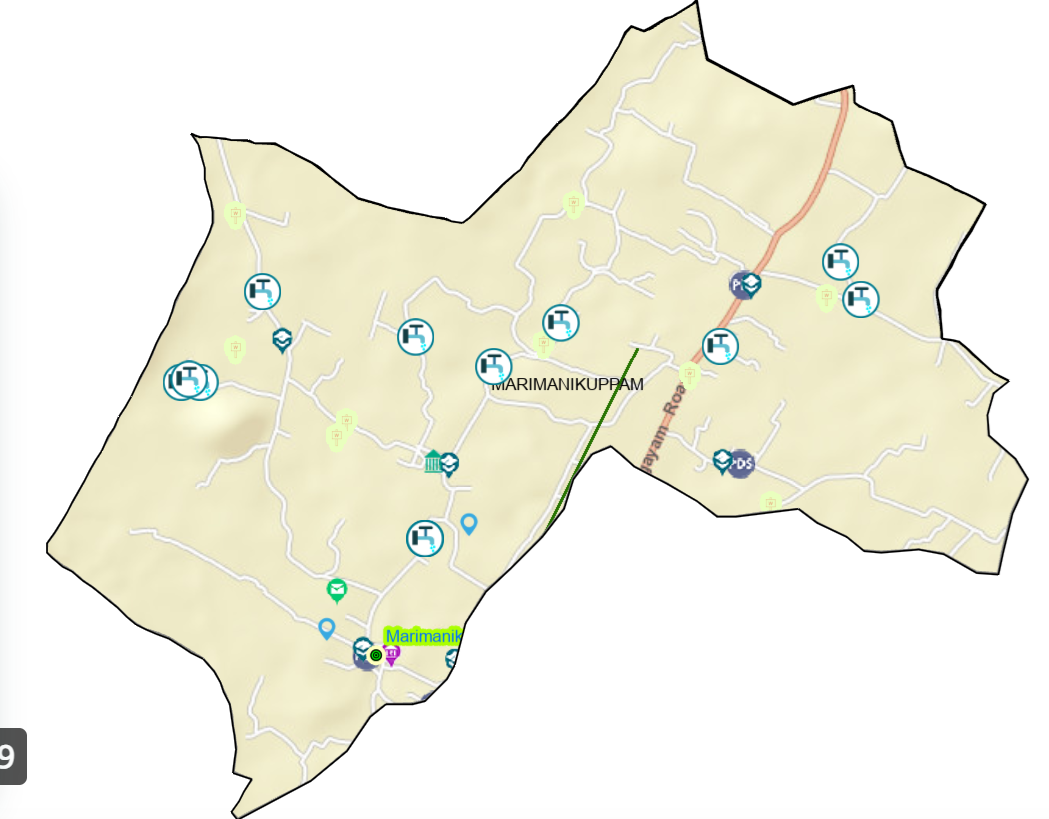 குடிநீர் இணைப்பு வரைபடம் - Water Connection Map